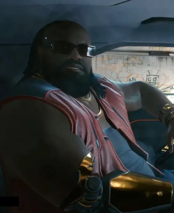 Cyberpunk 2077 Dexter DeShawn Leather Vest Jac