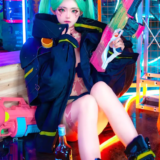 Cyberpunk 2077 Edgerunners Rebecca Cosplay Black Jacke