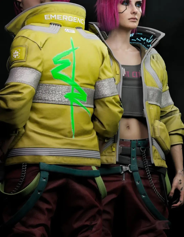 Cyberpunk 2077 Edgerunners Yellow Lucy Jack