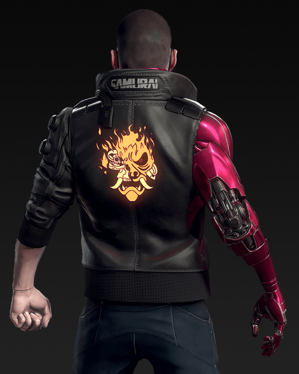 Cyberpunk 2077 Night City Dreamer Black Bomber Jacke