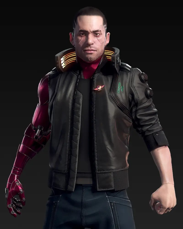 Cyberpunk 2077 Night City Dreamer Black Bomber Jacket