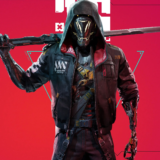 Cyberpunk 2077 Ninja Ghost Runner Hooded Black Jacket