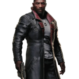 Cyberpunk 2077 Phantom Liberty Idris Elba Black Leather Coa