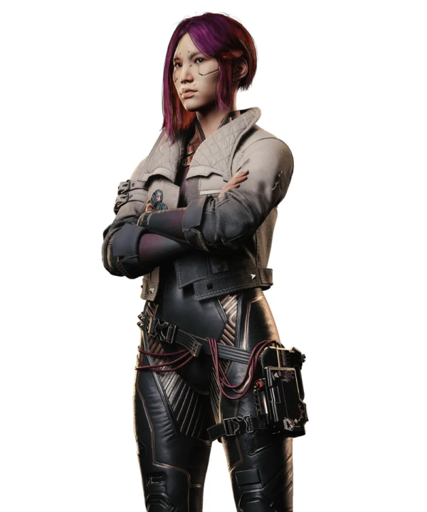 Cyberpunk 2077 Phantom Liberty Songbird Gray Jacket