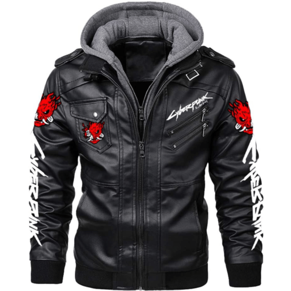 Cyberpunk 2077 Samurai Leather Black Jacket