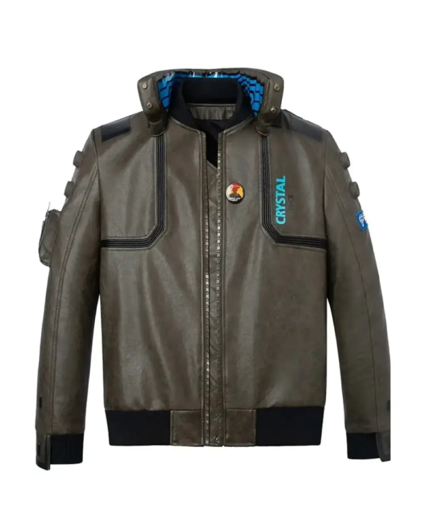 Cyberpunk 2077 Valerie Samurai Bomber Leather Brown Jack