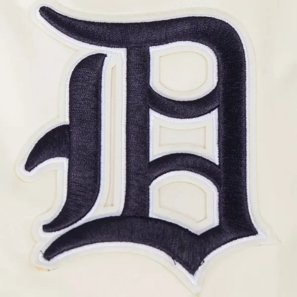 Detroit Tigers Retro Classic Full-Snap Satin Varsity Jacket