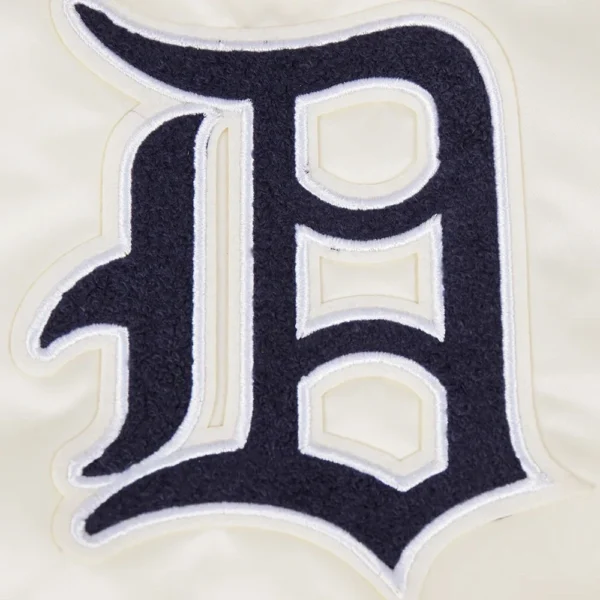 Detroit Tigers Retro Classic Full-Snap Satin Varsity Jacket Wo