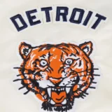 Detroit Tigers Retro Classic Full-Snap Satin Varsity Jacket Wom