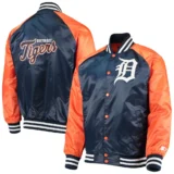 Detroit Tigers The Lead Off Hitter Full-Snap Varsity Satin Jack