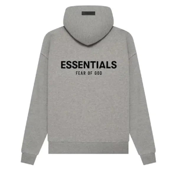 Fear Of God Essentials Gray Hoodie