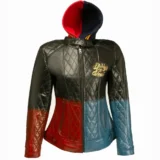 Harley Suicide Squad Queen Margaret Robbie Cosplay Hoodie Costume Jacket