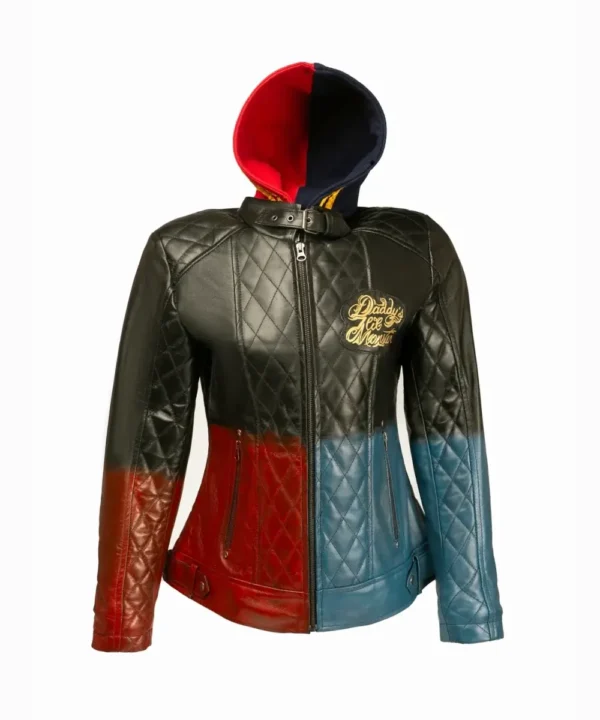 Harley Suicide Squad Queen Margaret Robbie Cosplay Hoodie Costume Jacket