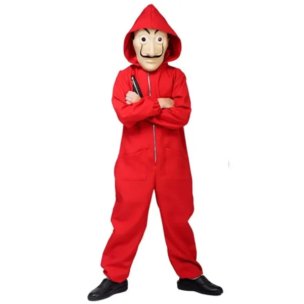 Money Heist Kid Hoodie Costume