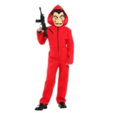 Money Heist Kid Hoodie Costume Re