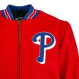 Philadelphia Phillies 1949 Authentic Wool Red Varsity Jac