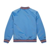 Philadelphia Phillies Full-Snap Blue Satin Varsity Jacke