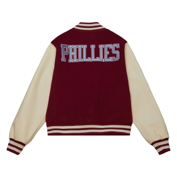 Philadelphia Phillies Full-Snap Varsity Jacket Sati