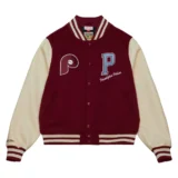 Philadelphia Phillies Full-Snap Varsity Jacket Satin