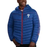 Philadelphia Phillies Splitter Puffer Touch Royal Jacket