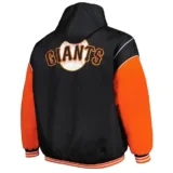 San Francisco Giants Hoodie Black and Orange Jacke