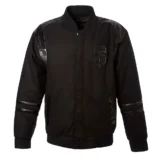 San Francisco Giants Logo Embroidered Alligator Black Wool Jacke