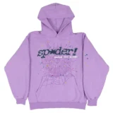 Sp5der Acai Hoodie Purpl