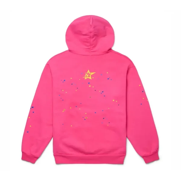 Sp5der OG  Pink Web Hoodie