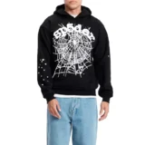 Sp5der OG Web Hoodie Black