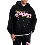 Sp5der P*NK V2 Hoodie Black