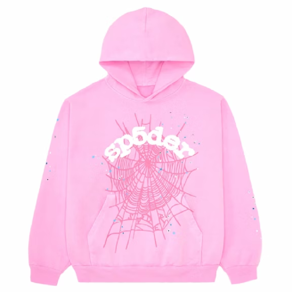 Sp5der Pink V2 Pink Hoodie