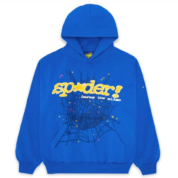 Sp5der TC Hoodie Blue
