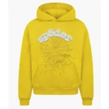 Sp5der Yellow Websuit Hoodie