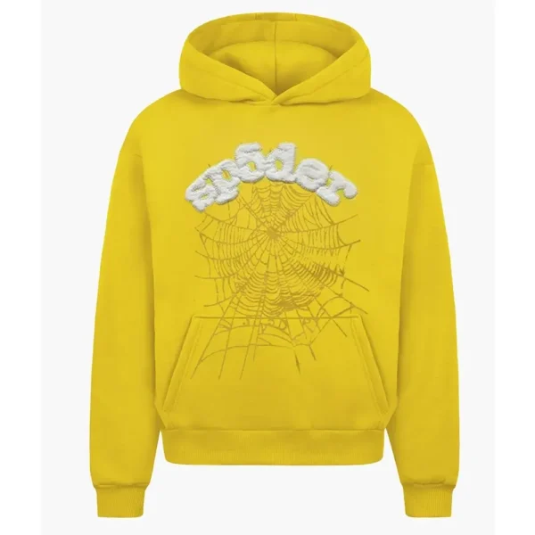 Sp5der Yellow Websuit Hoodie