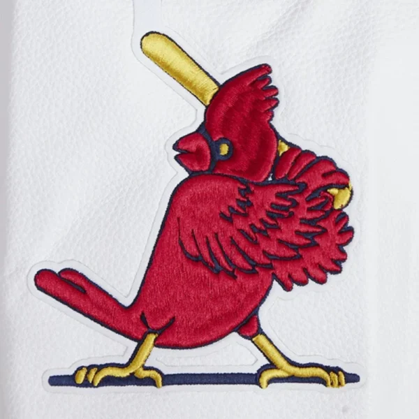 St. Louis Cardinals Classic Logo Wool & Leather Red&White Varsity Ja