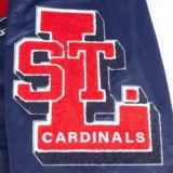 St. Louis Cardinals Old English Satin Navy Varsity J