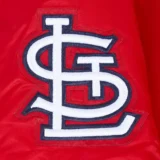 St. Louis Cardinals Old English Satin Red Varsity