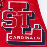 St. Louis Cardinals Old English Satin Red Varsity J