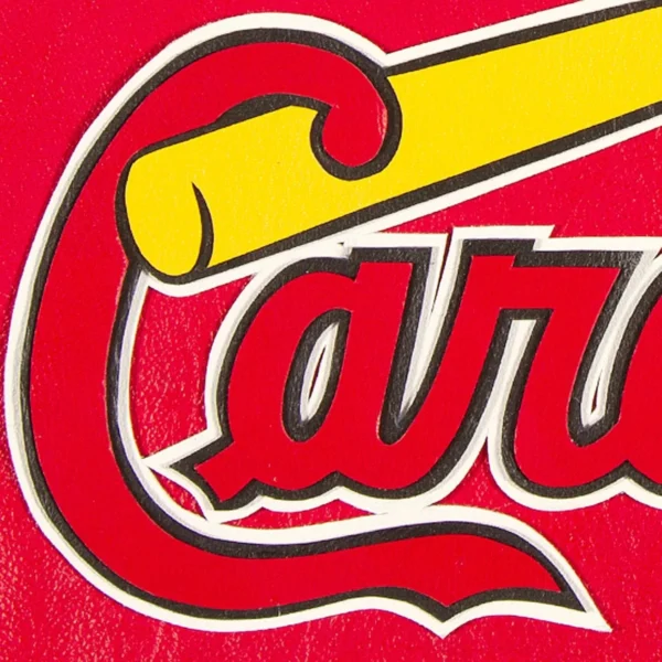 St. Louis Cardinals Real Leather Red Varsity Jack