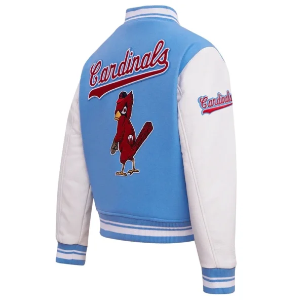 St. Louis Cardinals Retro Classic Women’s Wool & Leather – Blue&White Varsity Jack