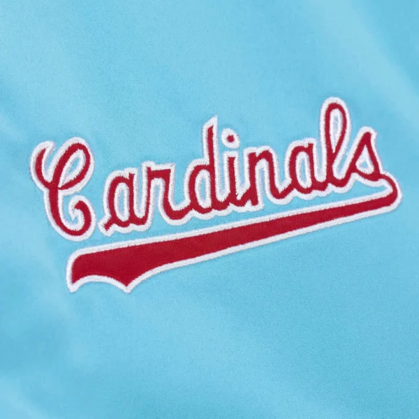 St. Louis Cardinals Sky Satin Blue Varsity Ja