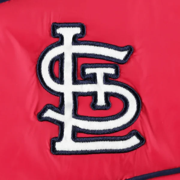 St. Louis Cardinals Splitter Soft Down Touch Puffer Red