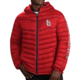 St. Louis Cardinals Splitter Soft Down Touch Puffer Red Ja