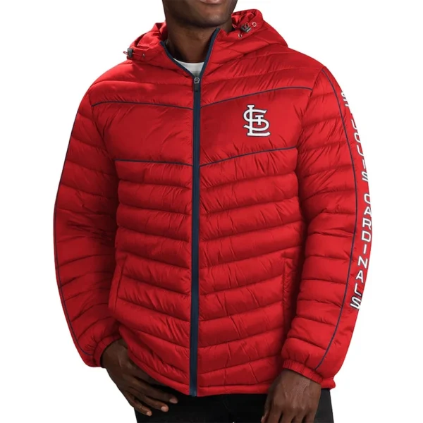 St. Louis Cardinals Splitter Soft Down Touch Puffer Red Ja