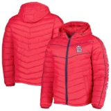 St. Louis Cardinals Splitter Soft Down Touch Puffer Red Jack