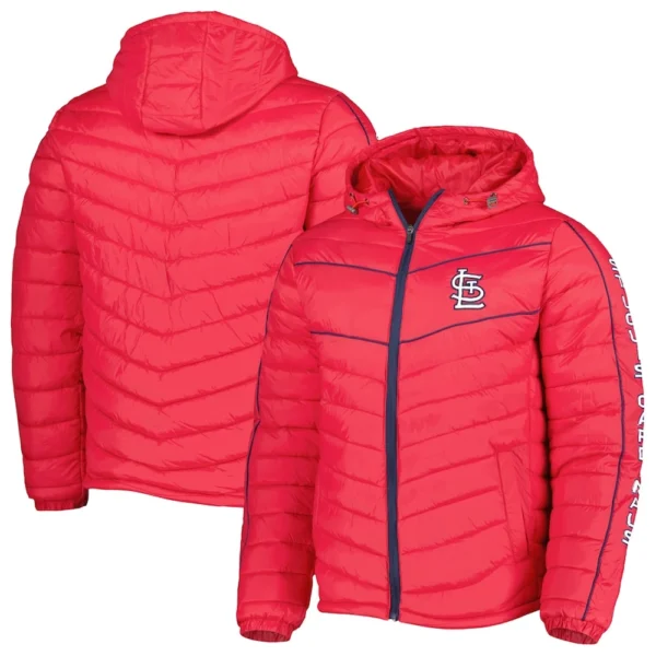St. Louis Cardinals Splitter Soft Down Touch Puffer Red Jack