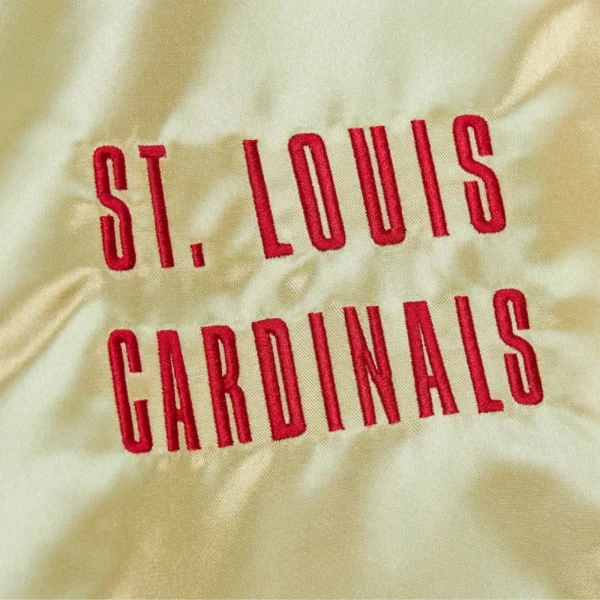 St. Louis Cardinals Team OG 2.0 Full-Zip Satin Gold Varsity Jac