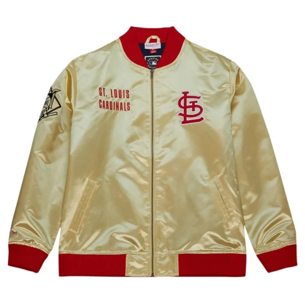 St. Louis Cardinals Team OG 2.0 Full-Zip Satin Gold Varsity Jacket