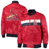 St. Louis Cardinals The Ambassador Satin Red Varsity Jac