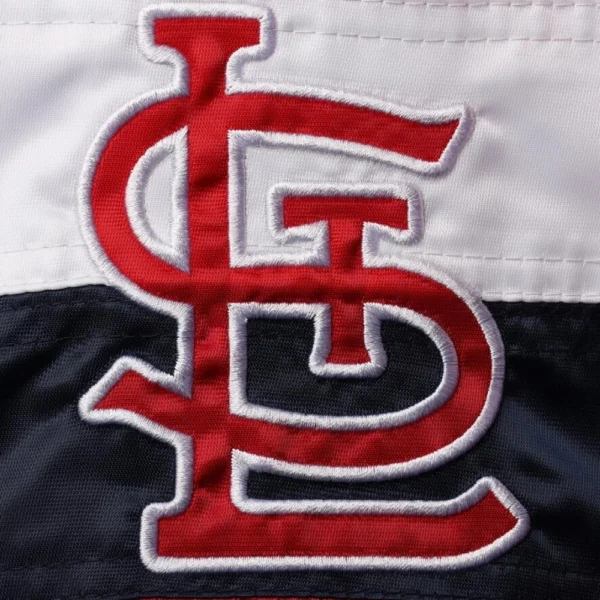 St. Louis Cardinals The Ambassador Satin Red Varsity Jack